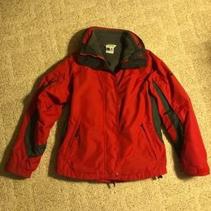 Columbia 3 in 1 ski parka coat